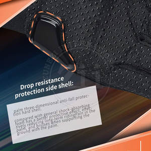 Genuine Cowhide Leather <b>BMX</b> Racing Gloves High Quality Waterproof and Windproof Best Protection for Sports - Product Image 5