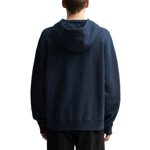 Sweat-shirts à capuche pour hommes de haute qualité personnalisés, surdimensionnés, 100% coton, molleton décontracté, respirant, épaules tombantes, hiver - Product Image 4