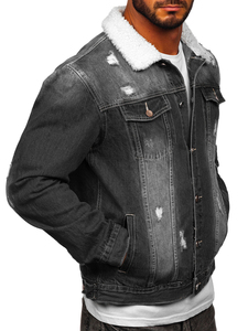 Custom Premium Denim <b>Jacket</b> for Men and Women Vintage Washed Jeans <b>Jacket</b> Casual Streetwear Outerwear OEM Private Label - Product Image 5