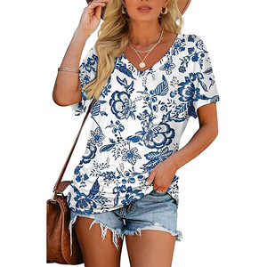 Camiseta de Mujer con Superficie de Malla Transpirable, Diseño Flexible con Caída Suave, Flujo Delicado, Comodidad Transpirable, Ligera, Ajuste Casual Fácil - Product Image 6