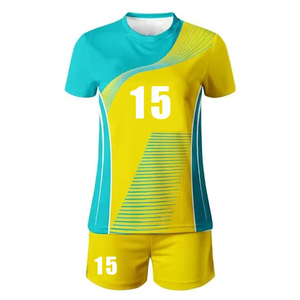 2025 venta al por mayor de alta calidad de impresión por sublimación uniforme de voleibol diseño profesional personalizado sublimado uniforme de voleibol - Product Image 1