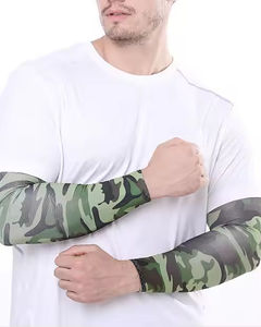 Mangas de brazo de material duradero Venta caliente Material suave transpirable Cómodo Diseños clásicos Mangas de brazo con logotipo/color personalizado - Product Image 3