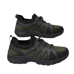Zapatillas de deporte con plataforma de malla transpirable para hombre y mujer, zapatos informales sin cordones con amortiguación ligera y parte inferior gruesa, tendencia de moda Retro, para verano - Product Image 4