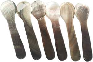 PLATEAUX CUILLÈRE EN CORNE BLANCHE POLIE DE QUALITÉ pour la maison et le restaurant Cuisine Utilisation Meilleure qualité Artisanat Bol de style animal en vente - Product Image 5