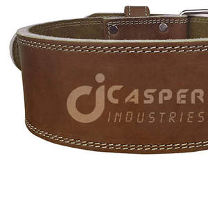 Nouveauté ceinture de levage en cuir de vachette équipement de musculation d'entraînement de fitness le plus vendu en cuir PU d'origine personnalisable - Product Image 5