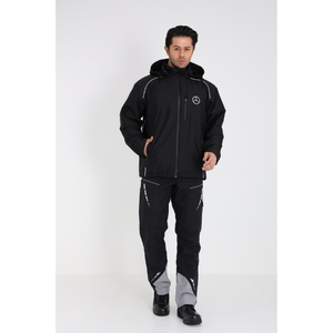 3-in-1 Workwear Jacket and Vest Set with Reflective Strips <b>Waterproof</b> Breathable Design for Industrial and Outdoor Use - Product Image 1