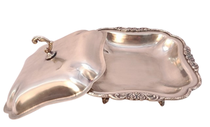 Porte-savon en laiton plaqué argent portable de luxe Porte-savon élégant pour les applications hôtelières et scolaires - Product Image 3