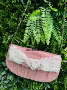 Dernière mode 100% qualité d'exportation dames à la main arc sac à bandoulière fermeture éclair broderie à la mode femmes embrayages grand - Product Image 3