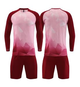 เสื้อกีฬาแขนยาวสำหรับผู้ชายชุดทีมของผู้ใหญ่เสื้อฟุตบอลพิมพ์ลาย - Product Image 2