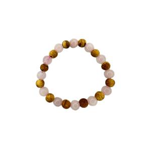 Palo Santo perles Bracelet oeil de tigre rouge cristal naturel 8mm Bracelet avec perles aromatiques Palo Santo 2 gros Palo Santo - Product Image 5
