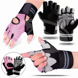 Guantes de gimnasio con logotipo personalizado para hombres, deportes al aire libre, guantes de levantamiento de pesas para entrenamiento - Product Image 5