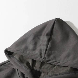 Pull à capuche en coton mélangé avec strass pour hommes à la mode avec design scintillant et style de mode urbaine décontracté - Product Image 3