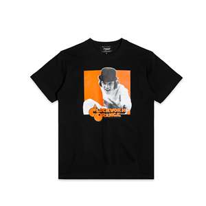 Camiseta Oversize a Clockwork Orange de 300 g/m² de jersey de color liso con serigrafía [18SC-ACO-TE-0002] - Product Image 1