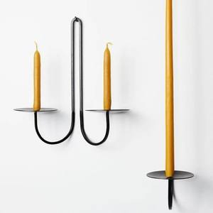 ที่วางเทียนแบบแขวนผนังวัสดุเหล็กตกแต่งบ้านหรูหราหรูหรา - Product Image 3