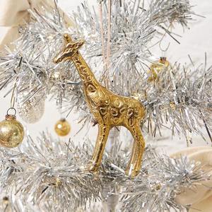 Adorno Navideño de Latón Dorado con Forma de Jirafa, Decoración Colgante de Metal Hecha a Mano, Perfecta para Decoración Festiva en Hoteles o Restaurantes - Product Image 4