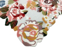 Handgemachte benutzer definierte Wollte ppich Stil Teppich für zu Hause Wohnzimmer rutsch feste Hand getuftet mit Blumenmuster benutzer definierte Form und Größe