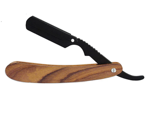 Rasoirs de barbier pour hommes sur mesure manche en bois rasoirs à barbe en acier allemands rasoir de rasage à usage de salon - Product Image 3