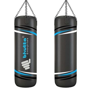 Sac de frappe lourd en cuir pour le kickboxing et la boxe, rempli d'EPE/EVA, écologique, robuste, durable, pour l'entraînement professionnel - Product Image 5