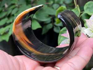 กำไลแตรธรรมชาติแท้เครื่องประดับแฟชั่นสำหรับผู้หญิงทำมือที่สง่างาม - Product Image 6