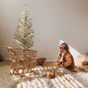 Poussette de supermarché en rotin écologique mini chariots de jouets de shopping en gros chariot de courses chariot jouets - Product Image 4