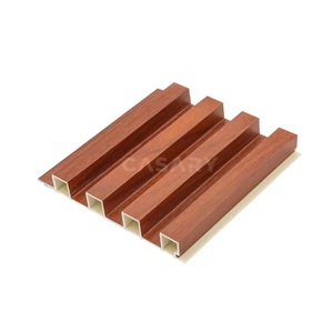 Paneles de revestimiento de techo de pared de PVC de estilo minimalista moderno, muebles de dormitorio estriados de fibra de carbón de bambú ignífugos a prueba de humedad - Product Image 1