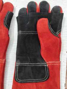 <b>safety</b> Gloves work wear cut resistant cow leather gloves - Product Image 5