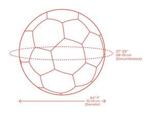 Ballon de football d'entraînement professionnel GS de haute qualité - Matériel en cuir PU - Cousu à la machine - Logo personnalisé - Product Image 2