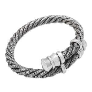 Vente en gros Bracelet à breloques en argent sterling de style bohème Bracelet chrétien artisanal pour mariages fêtes anniversaires - Product Image 3
