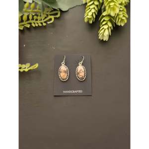 Boucles d'oreilles pendantes Navajo faites à la main, motif cheval sauvage, en argent sterling, tendance, religieuses, forme goutte d'eau, avec perle, diamant et topaze - Product Image 1