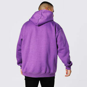 <b>Thermal</b> Premium High Quality Embossed Logo 100% Cotton Winter Custom Oversized Silk Screen Printed Lined Hoodie Men - Product Image 4