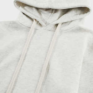 2026 qualité supérieure femmes haut court sweats à capuche confortable Fitness Style Logo en relief longue impression personnalisée lumière en gros - Product Image 4