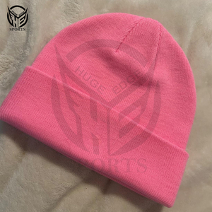Bonnet d'hiver avec logo personnalisé en gros avec motif tricoté chaud pour unisexe - Product Image 6