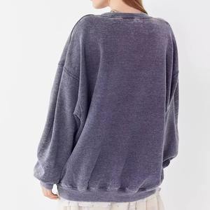 Drop Shoulder 2 piece set joggers pantalones Sudadera con pantalones de chándal Sudaderas con capucha en blanco - Product Image 2