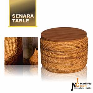 Artesanía de Corteza de Árbol de Plátano SENARA TABLE - Product Image 1