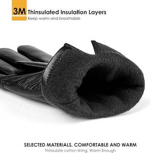 Guantes de Esquí Unisex de Invierno, Cálidos, con Pantalla Táctil, Impermeables, Resistentes al Viento, Antideslizantes, Aislantes, de Poliéster, con Muñeca Ajustable - Product Image 4