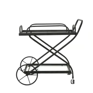 Carrito de Bebidas Premium Ecológico de Plástico Hecho a Mano para Hoteles, Diseño Personalizado, Estilo Americano, Seguro - Product Image 1