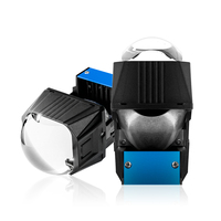 1.5 pouces matrice LED lentille 12V 45W haute puissance BILED lumière puces voiture Mini phares lampes 6000K couleur pour voitures universelles
