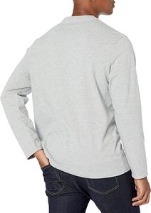 Chemise à manches courtes en coton de haute qualité pour hommes, col en O, logo imprimé personnalisé, coupe solide par compression, taille plus, conception vierge, vente en gros - Product Image 3