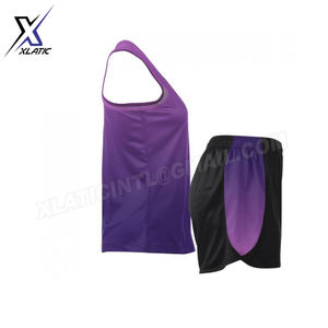 Uniformes Deportivos de Secado Rápido para Mujer, Hechos a Medida, con Contraste de Color, Sublimados, 100% Poliéster, para Correr y Trotar - Product Image 4