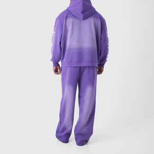 2024 gros sweats à capuche lavés à l'acide respirant durable coupe-vent OEM conception qualité supérieure sweats à capuche lavés à l'acide à bas prix - Product Image 4