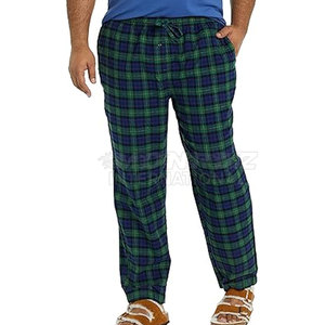 Pantalones de franela de algodón 100% personalizados para hombres, ropa de calle de gran tamaño, informal con patrón recto, cintura media, precio razonable - Product Image 6