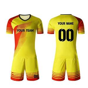 Conjunto de uniformes de fútbol, kits de fútbol de equipo, de secado rápido sublimados uniformes de fútbol, logotipo personalizado, uniformes de camiseta de fútbol OEM ODM - Product Image 3