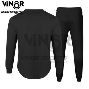 ชุดวอร์มกางเกงและเสื้อสเวตเตอร์ของผู้ชายชุดวิ่งผ้าฟลีซเฮฟวี่เวท400gsm สำหรับฤดูหนาว - Product Image 2