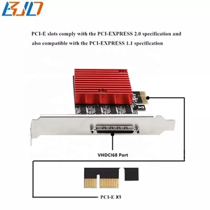 <span class=keywords><strong>8</strong></span> * RS232 DB9 cổng nối tiếp để <span class=keywords><strong>PCI</strong></span> Express X1 <span class=keywords><strong>PCI</strong></span>-E 1X mở rộng riser thẻ với RS-232 Breakout Cáp dữ liệu - Product Image 5