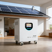 Batterie lithium domestique JOYVOIT 5KW Plug & Play avec roulettes, écran tactile LCD, 200Ah 51.2V LiFePO4 IP65 CAN Smart 100A BMS