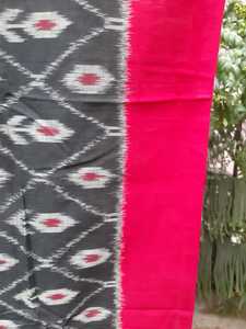 Écharpes en tissu de coton de haute qualité, tissées à la main, motif Ikat, foulard pour le cou, dupatta, couvre-chef, hijab, vêtements décontractés pour femmes - Product Image 2