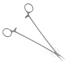Instrumento Quirúrgico Clínico: Pinza Portaagujas Recta Debakey de 8 Pulgadas, Acero Inoxidable con Acabado Arenado para Uso Médico - Product Image 5