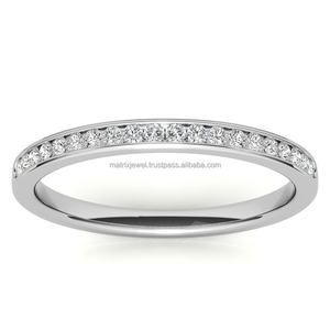 Plata de Ley 925 sólida 2ct corte redondo brillante Cz Diamond Pave Set increíble forma de rosa compromiso anillo de boda para mujer - Product Image 3