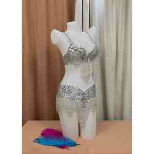 Nouveau design de soutien-gorge utilisé pour les femmes Costume de danse du ventre professionnel avec qualité d'exportation - Product Image 1