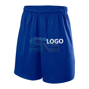 Short de survêtement en molleton 100% coton pour homme Short de course de gymnastique décontracté à séchage rapide en coton épais à motif solide Short de fitness en gros - Product Image 5